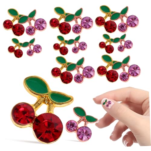 SHERCHPRY 5 Sätze Teiliges Nagel Charms Dekorationen Mit Kirschmotiven Glitzernde Rhinestones Für Diy Nagelkunst Geeignet Für Natürliche Und Künstliche Nägel Für Partys Und 32 Stück * 5 SHERCHPRY 5 Sätze Teiliges Nagel Charms Dekorationen Mit Kirschmotiven Glitzernde Rhinestones Für Diy Nagelkunst Geeignet Für Natürliche Und Künstliche Nägel Für Partys Und 32 Stück * 5 von SHERCHPRY