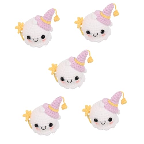 SHERCHPRY 5 Stück Ghost -Schlüsselbund kleinen Geist häkeln Mini-Geisterornament Mini-Häkelpuppe Halloween Decoration unikal Gehäkeltes Geisterornament Halloween-Geisterpuppe Garn SHERCHPRY 5 Stück Ghost -Schlüsselbund kleinen Geist häkeln Mini-Geisterornament Mini-Häkelpuppe Halloween Decoration unikal Gehäkeltes Geisterornament Halloween-Geisterpuppe Garn von SHERCHPRY
