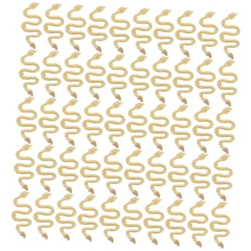 SHERCHPRY 50Stücke Schlangenform Nagelkunst Charms Metallische Nageldekoration für Nail Art für DIY Projekte und Besondere Anlässe SHERCHPRY 50Stücke Schlangenform Nagelkunst Charms Metallische Nageldekoration für Nail Art für DIY Projekte und Besondere Anlässe von SHERCHPRY