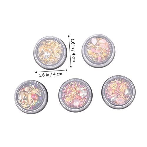 SHERCHPRY 5Stücke Charms mit Stern und Mond Selbstklebende Dekorationen für Nail Art Maniküre für Nageldesigns und DIY Projekte SHERCHPRY 5Stücke Charms mit Stern und Mond Selbstklebende Dekorationen für Nail Art Maniküre für Nageldesigns und DIY Projekte von SHERCHPRY