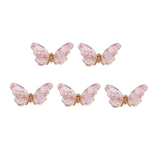 SHERCHPRY 5Stücke Frühling Bowknot Nagelkunst Zubehör Glitzernde DIY Nagel Patches für Maniküre Langlebig und Sicher für Kreative Nageldesigns SHERCHPRY 5Stücke Frühling Bowknot Nagelkunst Zubehör Glitzernde DIY Nagel Patches für Maniküre Langlebig und Sicher für Kreative Nageldesigns von SHERCHPRY
