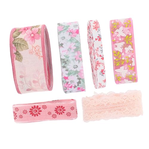 SHERCHPRY 6 Rollen Blumenband Baumwollband Bänder zum Basteln schwarzes Band kreative Kuchenbänder Geschenkbandverzierung Party-Geschenkbänder Geschenkverpackungsband Bastelbänder Polyester SHERCHPRY 6 Rollen Blumenband Baumwollband Bänder zum Basteln schwarzes Band kreative Kuchenbänder Geschenkbandverzierung Party-Geschenkbänder Geschenkverpackungsband Bastelbänder Polyester von SHERCHPRY