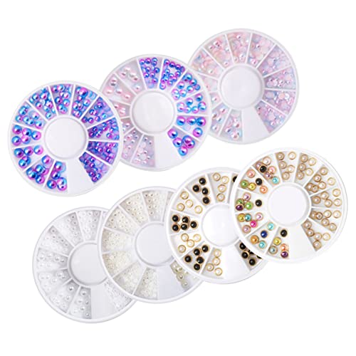 SHERCHPRY 7 Satz Teiliges Diy Maniküre Dekoration Einzigartige Halbperlen Ornamente für Stilvolle Nagelkunst Geeignet für Frauen und Diy Nail Art Anwendungen SHERCHPRY 7 Satz Teiliges Diy Maniküre Dekoration Einzigartige Halbperlen Ornamente für Stilvolle Nagelkunst Geeignet für Frauen und Diy Nail Art Anwendungen von SHERCHPRY