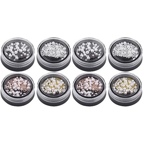 SHERCHPRY 8 Boxen Teiliges Nagelkunst Perlen Imitationsperlen und Stahlperlen für Diy Maniküre Deko für und Mädchen Vielseitig Verwendbar für Nägel Handyhüllen und Mehr SHERCHPRY 8 Boxen Teiliges Nagelkunst Perlen Imitationsperlen und Stahlperlen für Diy Maniküre Deko für und Mädchen Vielseitig Verwendbar für Nägel Handyhüllen und Mehr von SHERCHPRY