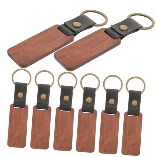 SHERCHPRY 8Stücke Holzschlüsselanhänger DIY Schriftzug Rohlinge Hochwertigem Holz Personalisierbare Schlüsselanhänger für Kreative Projekte Dekoration für Gravuren SHERCHPRY 8Stücke Holzschlüsselanhänger DIY Schriftzug Rohlinge Hochwertigem Holz Personalisierbare Schlüsselanhänger für Kreative Projekte Dekoration für Gravuren von SHERCHPRY