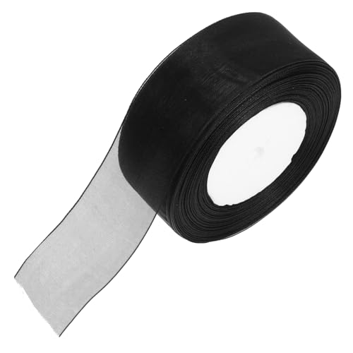 SHERCHPRY Bogenband Abschlussfeierband Bogen Machen Band Halloween-band Transparent Hochzeit Selber Machen Rosa Netzband Wickelband Partyband Band Dekorieren Abschlussband Schwarz Chiffon SHERCHPRY Bogenband Abschlussfeierband Bogen Machen Band Halloween-band Transparent Hochzeit Selber Machen Rosa Netzband Wickelband Partyband Band Dekorieren Abschlussband Schwarz Chiffon von SHERCHPRY