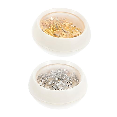 SHERCHPRY Boxen Nail Charms Englische und Dekoration Nail Art Steine für DIY Handwerk und Sammelalbum SHERCHPRY Boxen Nail Charms Englische und Dekoration Nail Art Steine für DIY Handwerk und Sammelalbum von SHERCHPRY