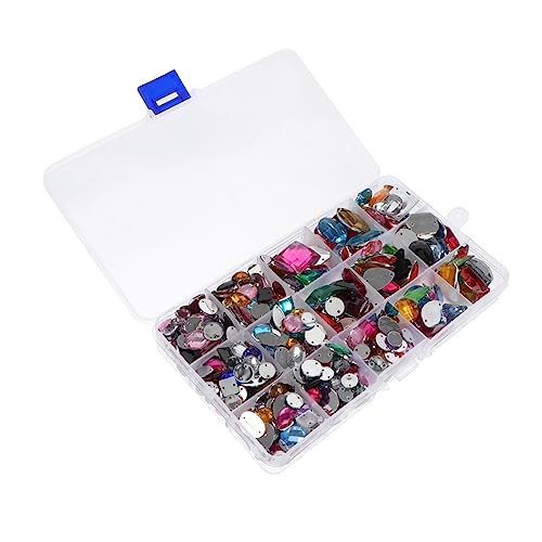 SHERCHPRY Bunte Flachrücken Rhinestones Dekorative Schmucksteine für Schuhe und Diy Projekte Aufbewahrungsbox SHERCHPRY Bunte Flachrücken Rhinestones Dekorative Schmucksteine für Schuhe und Diy Projekte Aufbewahrungsbox von SHERCHPRY