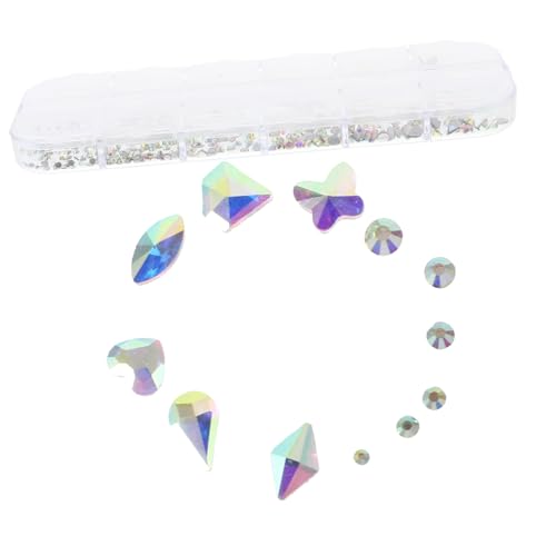 SHERCHPRY DIY Strasssteine Nagelkunst Fächer Flachrücken Nail Charms für Maniküre Vielseitig Einsetzbar Dekoration für Nägel Handwerke und Mehr SHERCHPRY DIY Strasssteine Nagelkunst Fächer Flachrücken Nail Charms für Maniküre Vielseitig Einsetzbar Dekoration für Nägel Handwerke und Mehr von SHERCHPRY