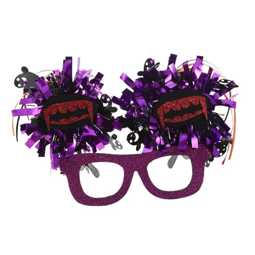 SHERCHPRY Halloween Dekorative Brille Halloween-gläser-partygeschenk Halloween-brille Neuheitsbrille Halloween Glitzerbrille Für Party Halloween Party Bevorzugt Brille Plastik von SHERCHPRY