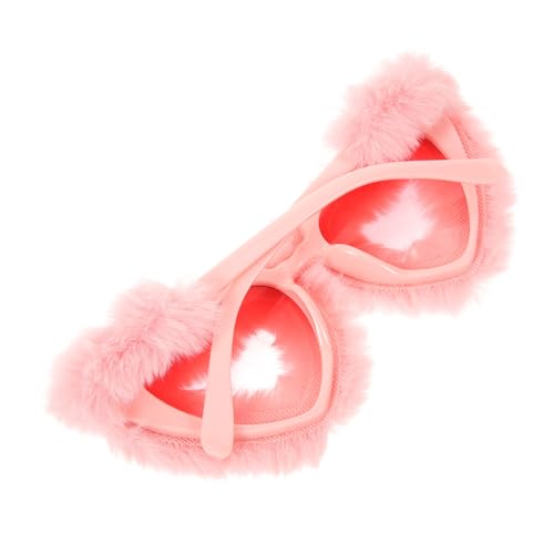 SHERCHPRY Herz-sonnenbrille Partybrille Pelzbrille Für Damen Einzigartiges Design von SHERCHPRY