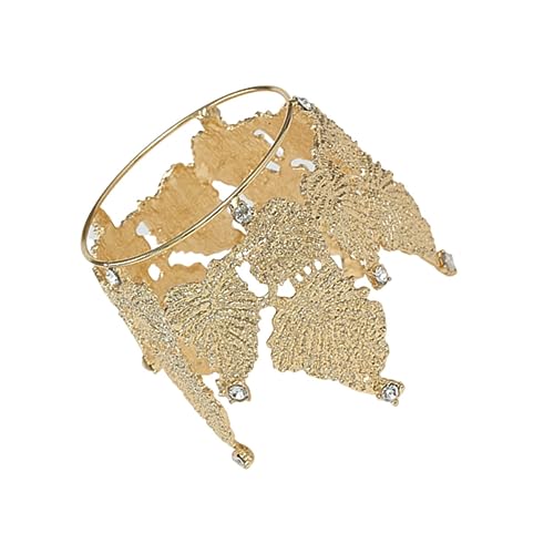 SHERCHPRY Krone für Torten Goldene Cake Topper Dekoration für Geburtstage Hochzeiten und Feierlichkeiten Vielseitig Heiratskrone und Tortendekoration Einsetzbar von SHERCHPRY