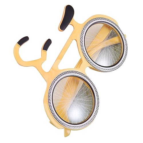 SHERCHPRY Lustige Partybrille Fahrrad Design Gelb Spaßbrille als Fancy Dress Prop Robustes Party Eyewear für Karneval Festival Beachparty und Geburtstagsfeier SHERCHPRY Lustige Partybrille Fahrrad Design Gelb Spaßbrille als Fancy Dress Prop Robustes Party Eyewear für Karneval Festival Beachparty und Geburtstagsfeier von SHERCHPRY
