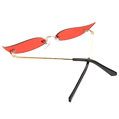 SHERCHPRY Randlose faschingsbrille karnevalsbrille witzige sonnenbrillen party dekoration Langlebige Gläser geformt Rave lustige Brillen Vintage Brillen Metall rot SHERCHPRY Randlose faschingsbrille karnevalsbrille witzige sonnenbrillen party dekoration Langlebige Gläser geformt Rave lustige Brillen Vintage Brillen Metall rot von SHERCHPRY