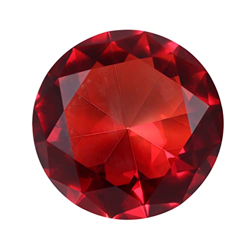 SHERCHPRY Roter Künstlicher Glasdiamant Dekoratives Ornament für Hochzeit Party Wohnkultur Funkelnder Deko Schmuckstein Kunststein SHERCHPRY Roter Künstlicher Glasdiamant Dekoratives Ornament für Hochzeit Party Wohnkultur Funkelnder Deko Schmuckstein Kunststein von SHERCHPRY