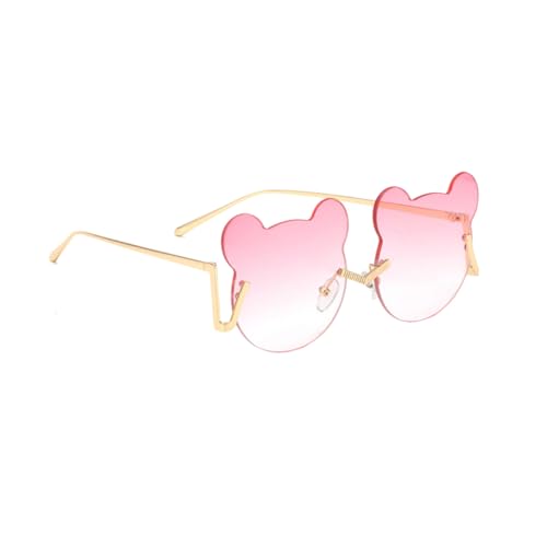 SHERCHPRY Sonnenbrille Tragen Felsige Brille Rahmen Mode Partybrille Fotorequisite Gläser Geformt Party Gefälligkeiten Led Verrückt Partybrille Tragen Rosa von SHERCHPRY