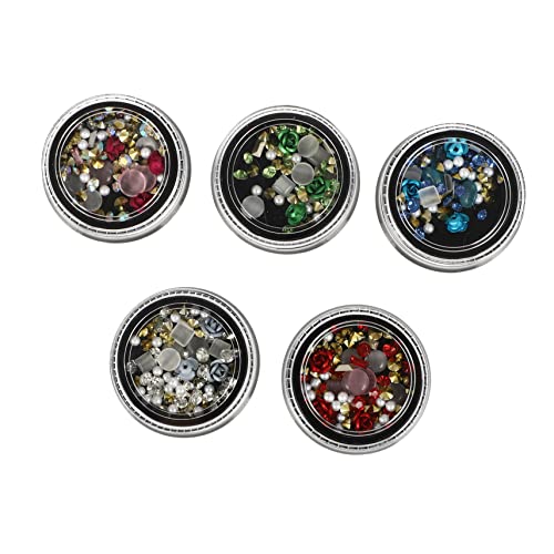 SHERCHPRY Strassstein Nageldekoration DIY Nagelkunst Zubehör für Verschiedene Designs für Nägel Handwerk Handyhüllen Karten und Mehr von SHERCHPRY