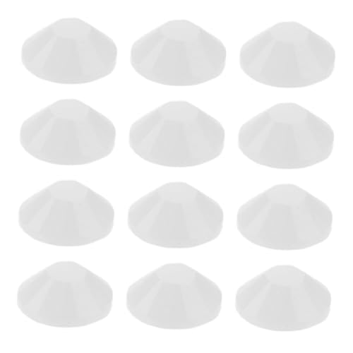 SHERCHPRY Weiße Resin Flatback Strasssteine Nail Art Schmuck Funkelnde Flache Rückseite für Präzise DIY Nageldesigns Stilvolle Dekoration für Hochzeit Kleidung Handyhüllen von SHERCHPRY
