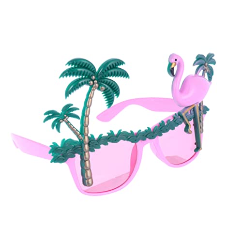 SHERCHPRY Strandparty-brillen Poolparty-sonnenbrille Luau Partybrillen Geburtstag Begünstigt Brillen Kostüm-sonnenbrille Lustige Brille Hawaii Pool-party Papagei Rosa von SHERCHPRY