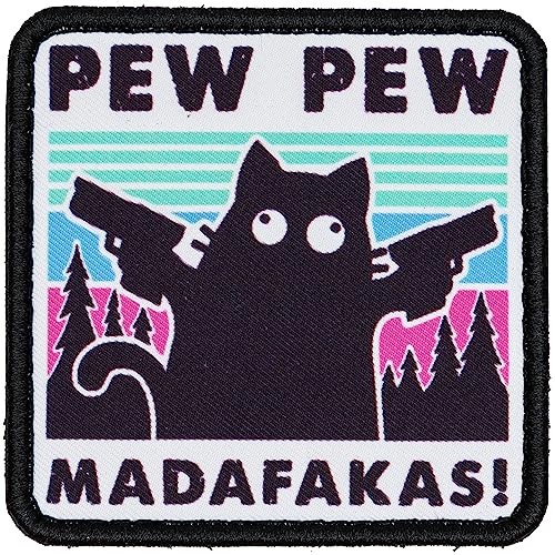 SHEVRONS PEW PEW Madafakas Taktischer lustiger Moralaufnäher für Hüte, Westen, Jeans, Rucksäcke, alle Kleidung und Ausrüstung, sehr langlebig und unglaublich resistent gegen Verblassen und Reißen, SHEVRONS PEW PEW Madafakas Taktischer lustiger Moralaufnäher für Hüte, Westen, Jeans, Rucksäcke, alle Kleidung und Ausrüstung, sehr langlebig und unglaublich resistent gegen Verblassen und Reißen, von SHEVRONS