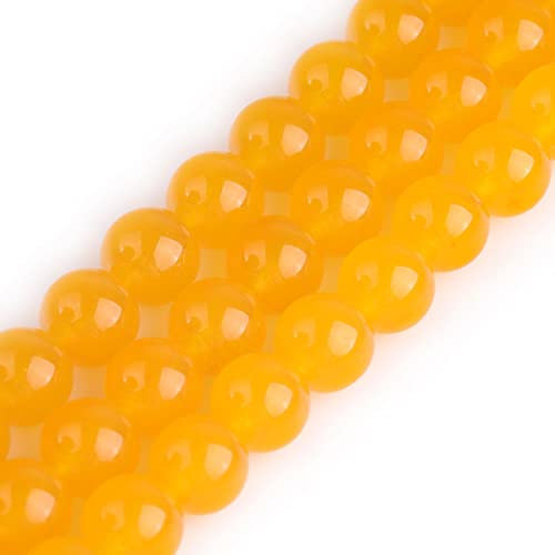 10 mm gelbe Jade-Perlen, rund, Naturstein, zur, Strang 15 Zoll, Perlen, Halbedelstein, DIY, handgefertigtes Bastelzubehör 10 mm gelbe Jade-Perlen, rund, Naturstein, zur, Strang 15 Zoll, Perlen, Halbedelstein, DIY, handgefertigtes Bastelzubehör von SHFJASBNUMG