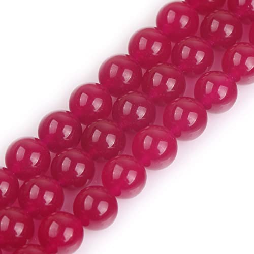 10 mm rosarote Jade-Perlen, rund, Naturstein, zur, Strang 15 Zoll, Perlen, Halbedelstein, DIY, handgefertigtes Bastelzubehör 10 mm rosarote Jade-Perlen, rund, Naturstein, zur, Strang 15 Zoll, Perlen, Halbedelstein, DIY, handgefertigtes Bastelzubehör von SHFJASBNUMG