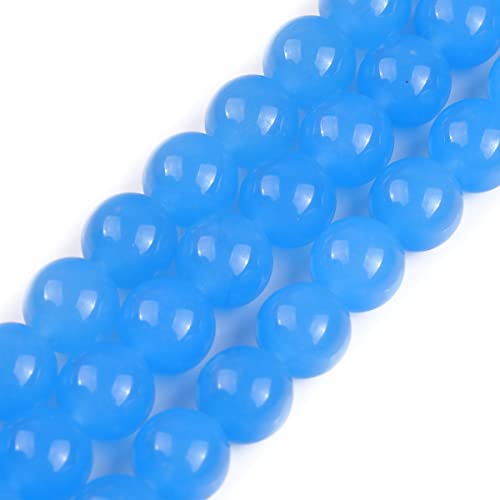 12 mm hellblaue Jade-Perlen, rund, Naturstein, zur, Strang 15 Zoll, Perlen, Halbedelstein, DIY, handgefertigtes Bastelzubehör 12 mm hellblaue Jade-Perlen, rund, Naturstein, zur, Strang 15 Zoll, Perlen, Halbedelstein, DIY, handgefertigtes Bastelzubehör von SHFJASBNUMG