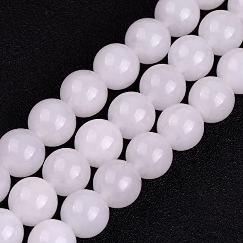 12 mm weiße Jade-Perlen, rund, Naturstein, zur, Strang 15 Zoll, Perlen, Halbedelstein, DIY, handgefertigtes Bastelzubehör 12 mm weiße Jade-Perlen, rund, Naturstein, zur, Strang 15 Zoll, Perlen, Halbedelstein, DIY, handgefertigtes Bastelzubehör von SHFJASBNUMG