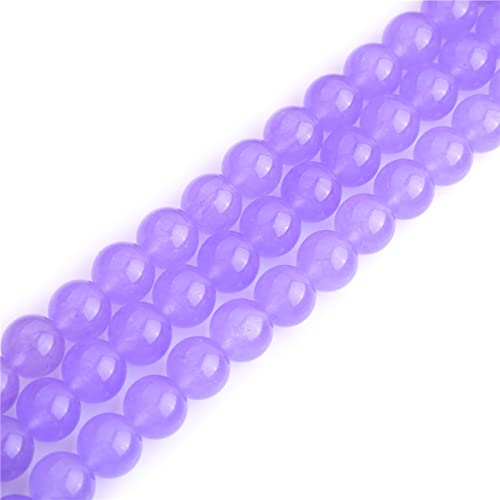 14 mm hellviolette Jade-Perlen, rund, Naturstein, zur, Strang 15 Zoll, Perlen, Halbedelstein, DIY, handgefertigtes Bastelzubehör 14 mm hellviolette Jade-Perlen, rund, Naturstein, zur, Strang 15 Zoll, Perlen, Halbedelstein, DIY, handgefertigtes Bastelzubehör von SHFJASBNUMG