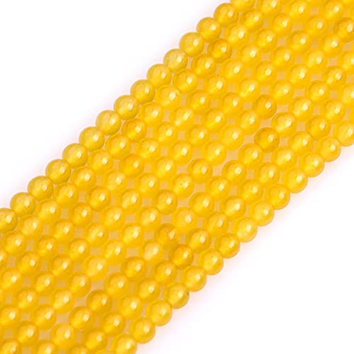 3 mm gelbe Jade-Perlen, rund, Naturstein, zur, Strang 15 Zoll, Perlen, Halbedelstein, DIY, handgefertigtes Bastelzubehör 3 mm gelbe Jade-Perlen, rund, Naturstein, zur, Strang 15 Zoll, Perlen, Halbedelstein, DIY, handgefertigtes Bastelzubehör von SHFJASBNUMG