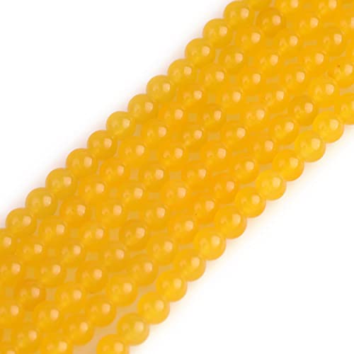 4 mm gelbe Jade-Perlen, rund, Naturstein, zur, Strang 15 Zoll, Perlen, Halbedelstein, DIY, handgefertigtes Bastelzubehör 4 mm gelbe Jade-Perlen, rund, Naturstein, zur, Strang 15 Zoll, Perlen, Halbedelstein, DIY, handgefertigtes Bastelzubehör von SHFJASBNUMG