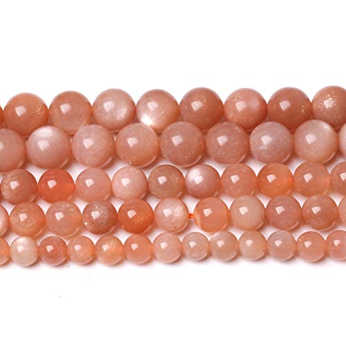45 Stück 8 mm 7A natürlicher orangefarbener Sonnenstein, runde lose Abstandsperlen für die, DIY-Armbänder, Halsketten, heilende Energiesteinperlen 45 Stück 8 mm 7A natürlicher orangefarbener Sonnenstein, runde lose Abstandsperlen für die, DIY-Armbänder, Halsketten, heilende Energiesteinperlen von SHFJASBNUMG