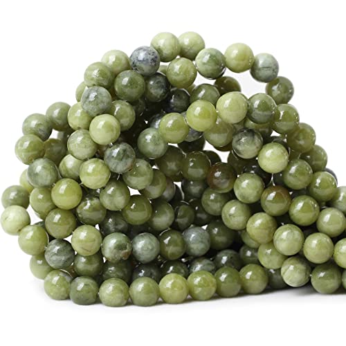 45 Stück 8 mm natürliche Taiwan-grüne Jade, runde lose Perlen für Schmuckherstellung, DIY, Armband, Halskette, Materialien, 1 Strang, 38,1 cm 45 Stück 8 mm natürliche Taiwan-grüne Jade, runde lose Perlen für Schmuckherstellung, DIY, Armband, Halskette, Materialien, 1 Strang, 38,1 cm von SHFJASBNUMG