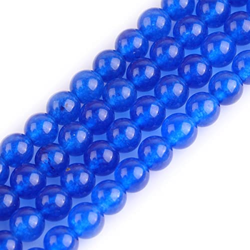 6 mm dunkelblaue Jade-Perlen, rund, Naturstein, zur, Strang 15 Zoll, Perlen, Halbedelstein, DIY, handgefertigtes Bastelzubehör 6 mm dunkelblaue Jade-Perlen, rund, Naturstein, zur, Strang 15 Zoll, Perlen, Halbedelstein, DIY, handgefertigtes Bastelzubehör von SHFJASBNUMG