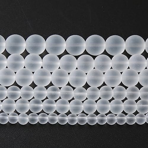 60 Stück 6 mm frostweiße Kristallglasperlen zur, runde lose Perlen, DIY-Armbänder, Halsketten, Kristall-Energie-Heilsteinperlen, 38,1 cm 60 Stück 6 mm frostweiße Kristallglasperlen zur, runde lose Perlen, DIY-Armbänder, Halsketten, Kristall-Energie-Heilsteinperlen, 38,1 cm von SHFJASBNUMG