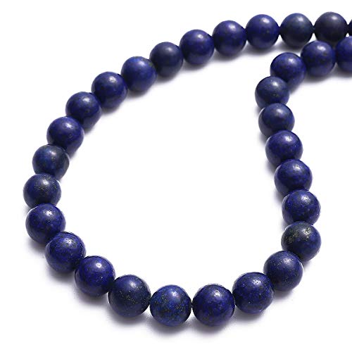 Natürliche Lapislazuli-Stein, rund, lose Halbedelstein-Perlen für Schmuckherstellung, 4 mm, 89 Stück Natürliche Lapislazuli-Stein, rund, lose Halbedelstein-Perlen für Schmuckherstellung, 4 mm, 89 Stück von SHFJASBNUMG
