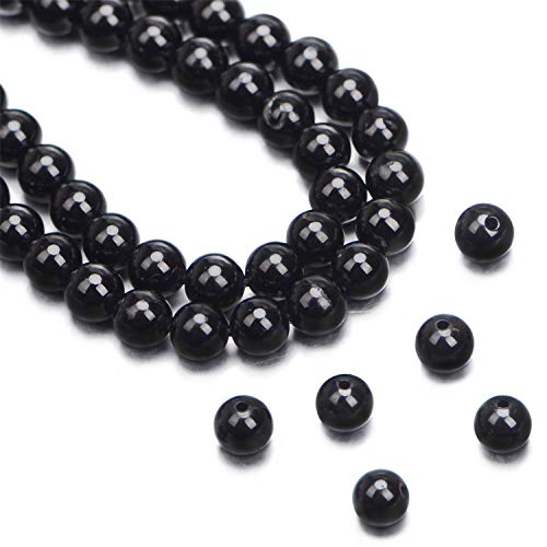 Natürliche schwarze Turmalin-Edelsteinperlen, rund, 15,5 A, 6 mm Natürliche schwarze Turmalin-Edelsteinperlen, rund, 15,5 A, 6 mm von SHFJASBNUMG