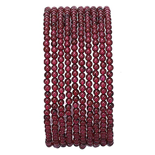 Natürlicher Granatstein, rund, lose Halbedelsteinperlen für Schmuckherstellung, 2–2,5 mm, 38 cm Strang Natürlicher Granatstein, rund, lose Halbedelsteinperlen für Schmuckherstellung, 2–2,5 mm, 38 cm Strang von SHFJASBNUMG