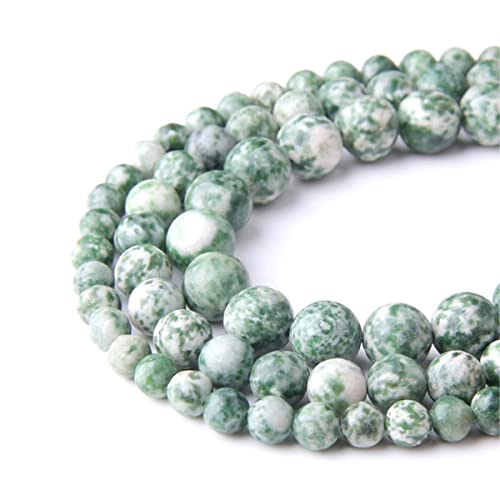Naturstein, 6 mm, grüne Spitze, Jade, glatt, rund, lose Perlen, Energie-Edelstein, DIY, für Schmuckherstellung, Armband, Halskette, 1 Strang, 38,1 cm Naturstein, 6 mm, grüne Spitze, Jade, glatt, rund, lose Perlen, Energie-Edelstein, DIY, für Schmuckherstellung, Armband, Halskette, 1 Strang, 38,1 cm von SHFJASBNUMG