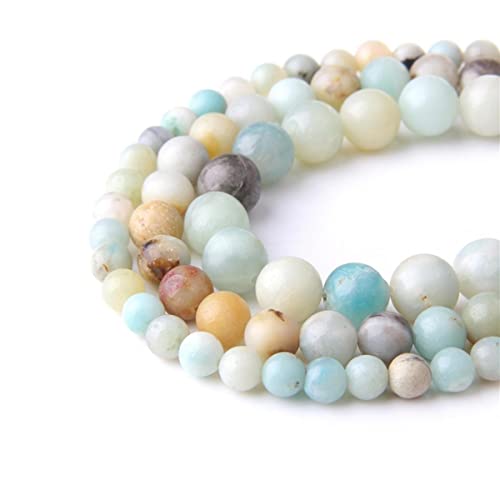 Naturstein, 8 mm, Amazonit, glatt, rund, lose Perlen, Energie-Edelstein, DIY, für Schmuckherstellung, Armband, Halskette, 1 Strang, 38,1 cm Naturstein, 8 mm, Amazonit, glatt, rund, lose Perlen, Energie-Edelstein, DIY, für Schmuckherstellung, Armband, Halskette, 1 Strang, 38,1 cm von SHFJASBNUMG