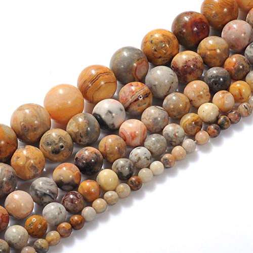 Natursteinperlen, 8 mm, Crazy Lace Achat, Edelstein, runde lose Perlen, Kristall-Energiestein, Heilkraft für die, DIY, 1 Strang, 38,1 cm Natursteinperlen, 8 mm, Crazy Lace Achat, Edelstein, runde lose Perlen, Kristall-Energiestein, Heilkraft für die, DIY, 1 Strang, 38,1 cm von SHFJASBNUMG