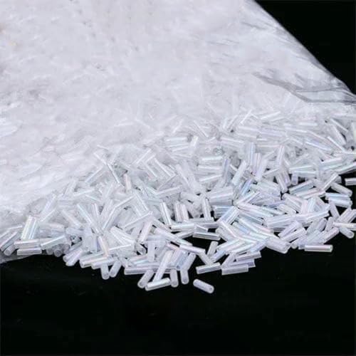 Glasperlenröhre, 2 x 6 mm, österreichische Kristallglasröhre, runde Rocailles-Perlen, lange Röhrenperle for Kleidungsstücke, Nähzubehör, Halsketten, DIY-Schmuckherstellung, AB-Weiß, 2 x 6 mm, 100 g(AB Glasperlenröhre, 2 x 6 mm, österreichische Kristallglasröhre, runde Rocailles-Perlen, lange Röhrenperle for Kleidungsstücke, Nähzubehör, Halsketten, DIY-Schmuckherstellung, AB-Weiß, 2 x 6 mm, 100 g(AB von SHFOHGKJ