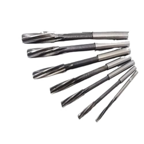 SHGUOMSC Hochgeschwindigkeitsstahl H8, gerader Schaft, Spiralnut-Maschinenreibahle, 3–20 mm, for präzisen Schneiden der Bohrfutter-Locherweiterung von Werkzeugmaschinen(7pcs 3-12mm H8) von SHGUOMSC