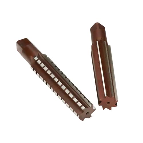 SHGUOMSC Kegelreibahle MT0-MT5,9Crsi Präzisionsreibahle und Grobreibahle, verwendet for manuelle Werkzeuge for Fräsen von Präzisionsbearbeitungswerkzeugen(2pcs MT3) von SHGUOMSC