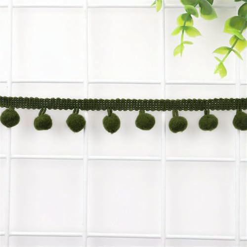 1–15 Yards Pom-Pom-Spitzenbesatz, Breite 21 mm, mit 11 mm Pompom-Ball-Fransenband zum Nähen von gestricktem Stoff, handgefertigtes Bastelzubehör, 11 mm Pom, 13. Juni lv, 3 Ya 1–15 Yards Pom-Pom-Spitzenbesatz, Breite 21 mm, mit 11 mm Pompom-Ball-Fransenband zum Nähen von gestricktem Stoff, handgefertigtes Bastelzubehör, 11 mm Pom, 13. Juni lv, 3 Ya von SHHEG