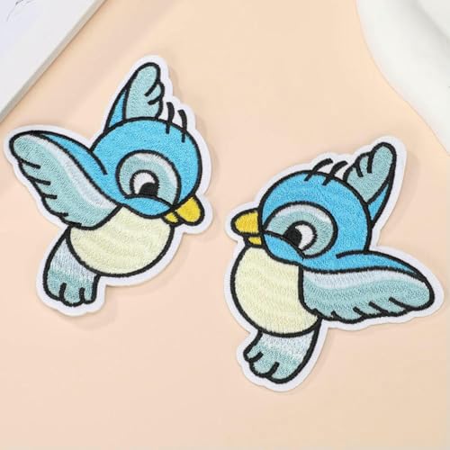 1 Paar Stickerei Patch Schwalbe Kolibri Flamingo Stickerei Aufkleber Reparatur-Vogel 1 Paar Stickerei Patch Schwalbe Kolibri Flamingo Stickerei Aufkleber Reparatur-Vogel von SHHEG