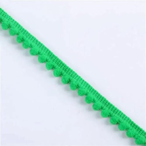 10/5 Yards Mini-Pompons, Haarball-Spitzenbesatz, 11 mm, Pompom-Fransenband, Nähspitze, gestrickter Stoff, handgefertigte Basteldekoration, 25 Grün, 5 Yards 10/5 Yards Mini-Pompons, Haarball-Spitzenbesatz, 11 mm, Pompom-Fransenband, Nähspitze, gestrickter Stoff, handgefertigte Basteldekoration, 25 Grün, 5 Yards von SHHEG
