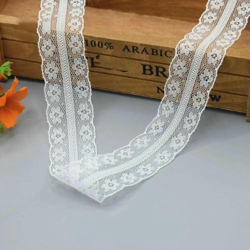 10 Yards schönes milchweißes Spitzenband Europäischer Stoff Spitze Nähen Stickerei Kleid Zubehör-weiß_r 10 Yards schönes milchweißes Spitzenband Europäischer Stoff Spitze Nähen Stickerei Kleid Zubehör-weiß_r von SHHEG