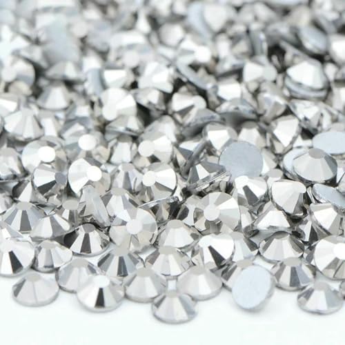 100 Gross SS6-SS16 SS20 SS30 Rosarote Glas-Strass-Applikationen, lose flache Rückseite, Nagel-Kristallsteine für Kleidung, 04 Hämatit, SS16, 100 g, 14400 Stück 100 Gross SS6-SS16 SS20 SS30 Rosarote Glas-Strass-Applikationen, lose flache Rückseite, Nagel-Kristallsteine für Kleidung, 04 Hämatit, SS16, 100 g, 14400 Stück von SHHEG