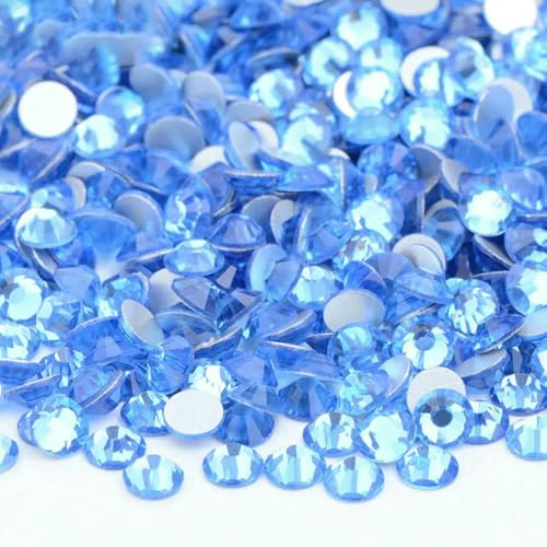 100 Gross SS6-SS16 SS20 SS30 Rosarote Glas-Strass-Applikationen, lose flache Rückseite, Nagel-Kristallsteine für Kleidung, 11 Lt.Sapphire-ss16, 100 g, 14400 Stück 100 Gross SS6-SS16 SS20 SS30 Rosarote Glas-Strass-Applikationen, lose flache Rückseite, Nagel-Kristallsteine für Kleidung, 11 Lt.Sapphire-ss16, 100 g, 14400 Stück von SHHEG